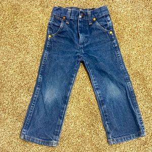 Toddler size 3T slim Wrangler jeans
